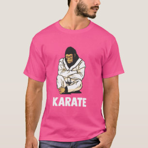 Japanisch Okinawa Karate Gorilla T-Shirt