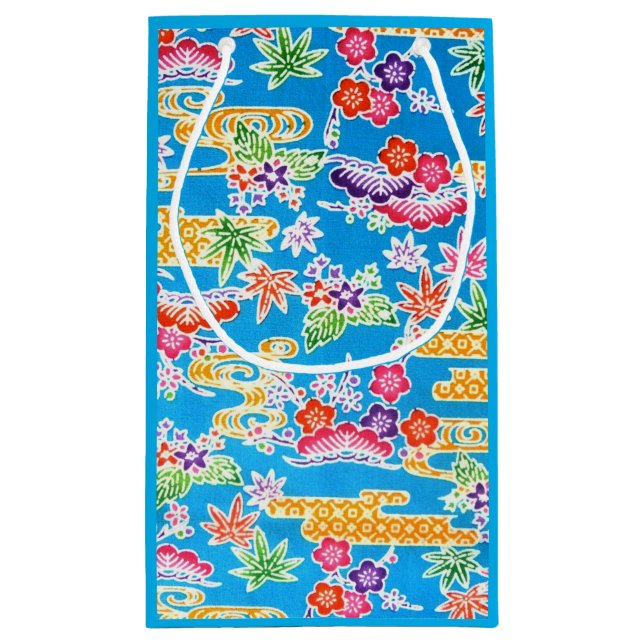 Japanisch Okinawan Dye (Bingata) Kleine Geschenktüte (Rückseite)