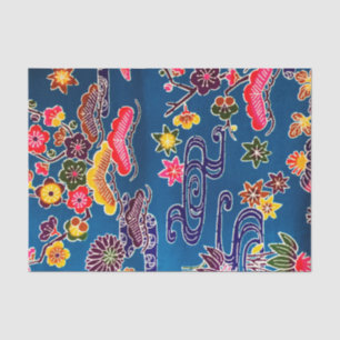 Japanisch Okinawan Dye (Bingata) Seidenpapier