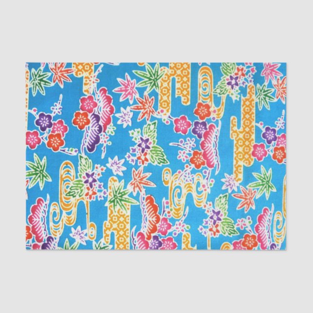 Japanisch Okinawan Dye (Bingata) Seidenpapier (Vorderseite)