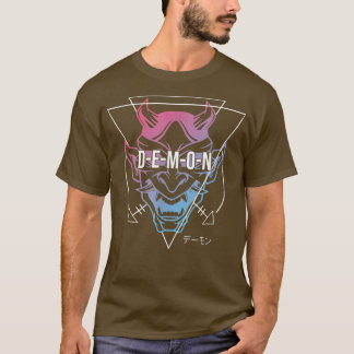 Japanisch Oni Mask Demon Ogre - Ästhetik Japan Sam T-Shirt
