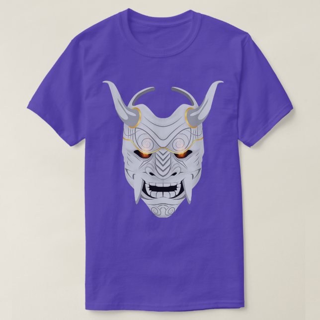 Japanisch Oni Mask Ogre Samurai japan  T-Shirt (Design vorne)