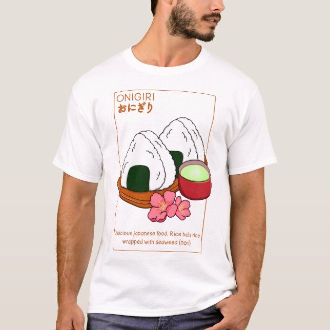 Japanisch Onigiri T-Shirt (Vorderseite)