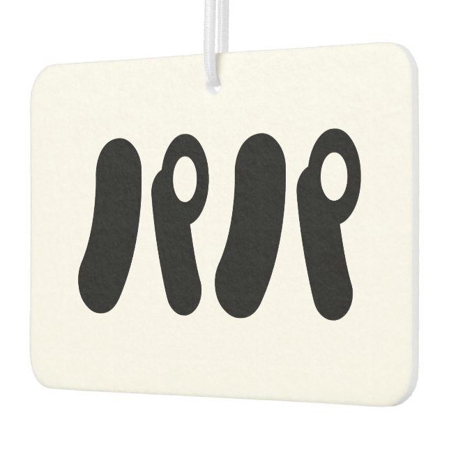 Japanisch Papa パ | Nihongo Language Autolufterfrischer (Links)