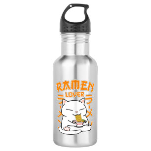 Japanisch Ramen Cat Ramen Lover Edelstahlflasche