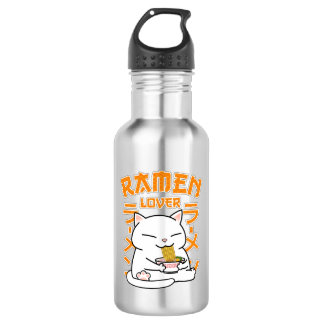 Japanisch Ramen Cat Ramen Lover Edelstahlflasche