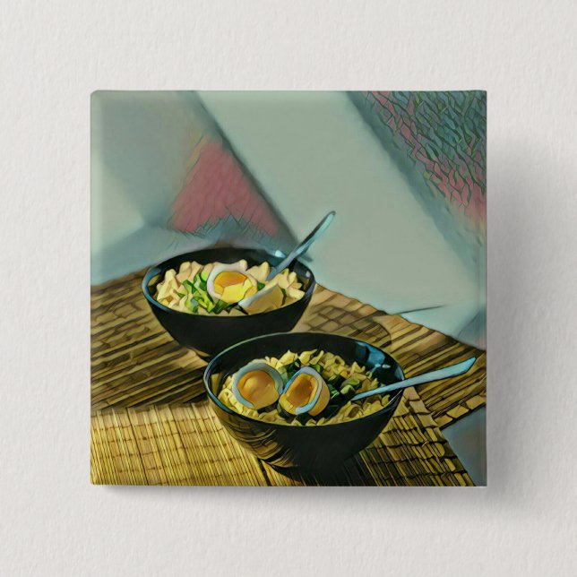 Japanisch Ramen Gift Button (Vorderseite)