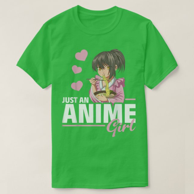 Japanisch Ramen Noodles Kawaii Manga Otaku Just An T-Shirt (Design vorne)