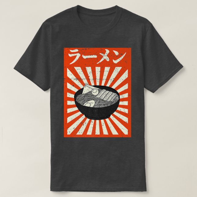 Japanisch Ramen Noodles Premium  T-Shirt (Design vorne)