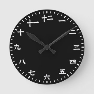 Japanisch Runde Wanduhr