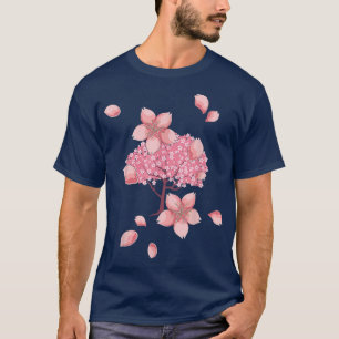 Japanisch Sakura Rosa Blume Blossom Cherry Blossom T-Shirt