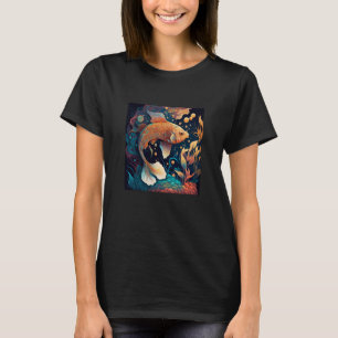 Japanisch Samurai Ästhetik Koi Fisch 2 T-Shirt