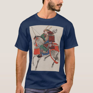 Japanisch Samurai auf Horseback T-Shirt