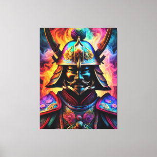 Japanisch Samurai Canvas Print Leinwanddruck