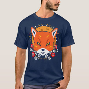 Japanisch Samurai Cat Vintag Fun Samurai Geisha Ar T-Shirt