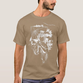 Japanisch Samurai & Charaktere I Japanisch Geisha  T-Shirt