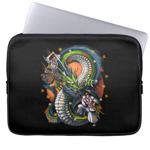 Japanisch Samurai / Dragon Laptopschutzhülle