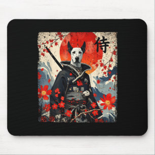 Japanisch Samurai Great Dane Tattoo Kawaii Ukiyo-e Mousepad