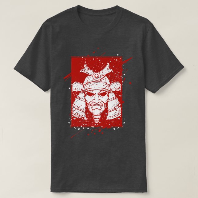 Japanisch Samurai Katana Premium T - Shirt Copy (Design vorne)