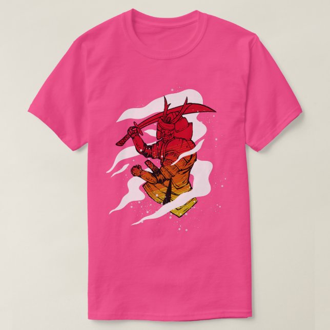 Japanisch Samurai Martial Arts T-Shirt (Design vorne)