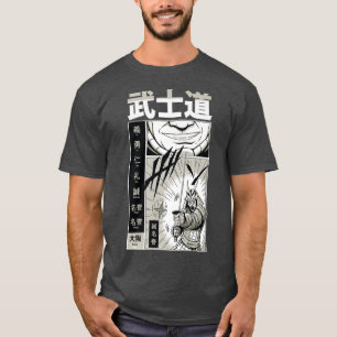 Japanisch Samurai mit Kanji - Cooles Japan Manga C T-Shirt