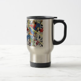 Japanisch Samurai mit Spear-Tätowierdesign Reisebecher