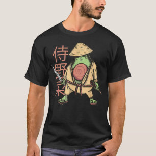 Japanisch Samurai Ninja Avocado Kawaii Tattoo Grap T-Shirt