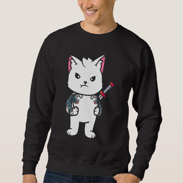 Japanisch Samurai Ninja Ca Japanisch Samurai Ninja Sweatshirt (Vorderseite)