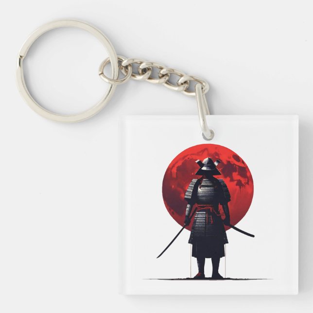 Japanisch Samurai Schlüsselanhänger (Vorderseite)