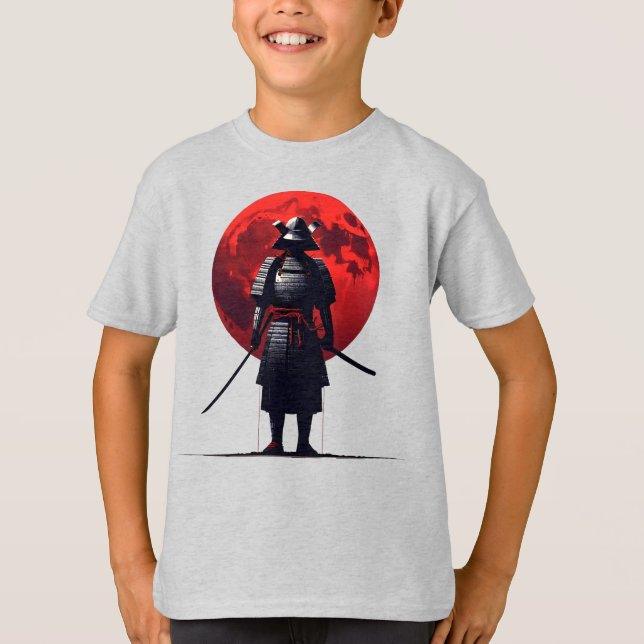 Japanisch Samurai T-Shirt (Vorderseite)