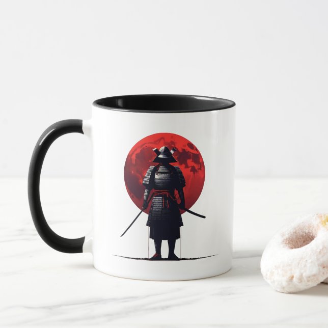 Japanisch Samurai Tasse (Mit Donut)