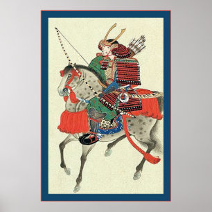 Japanisch Samurai ~ Vintag Japanisch Poster