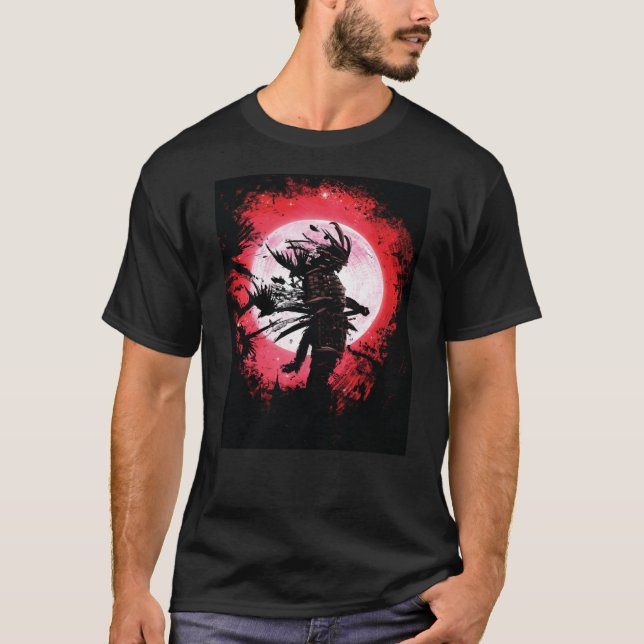 Japanisch Samurai Warrior Anime 3018png3018 T-Shirt (Vorderseite)