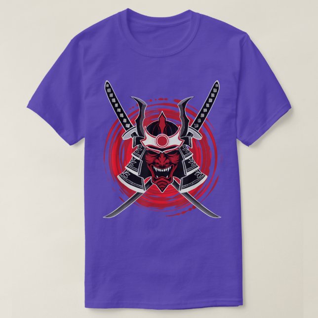 Japanisch Samurai Warrior Geschenkpapier T - Shirt (Design vorne)