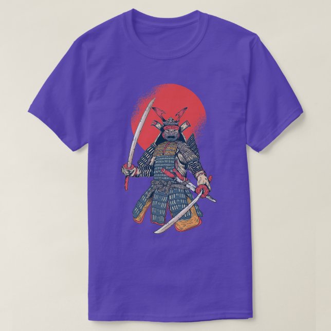 Japanisch Samurai Warrior Japanisch Sun T-Shirt (Design vorne)