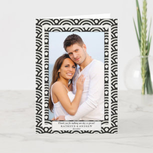 Japanisch Seigaiha Wedding Danke / Benutzerdefinie