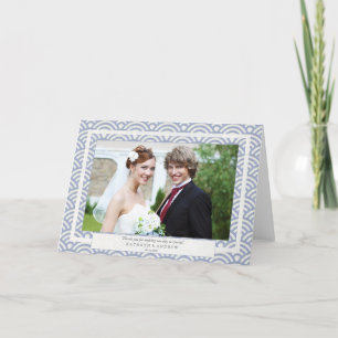 Japanisch Seigaiha Wedding Danke / Benutzerdefinie