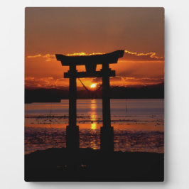 Japanisch Shrine Nagao Fotoplatte