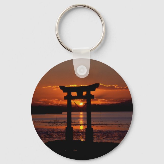 Japanisch Shrine Nagao Schlüsselanhänger (Vorderseite)