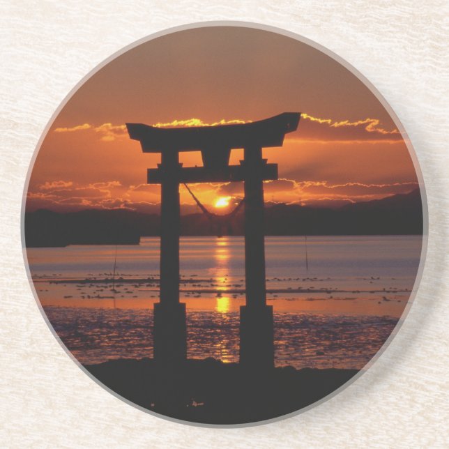 Japanisch Shrine Nagao Untersetzer (Vorne)