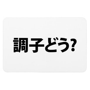 Japanisch Slang Was ist 調 子 う? Choushi Dou Magnet