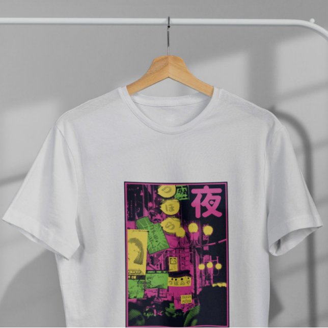 Japanisch-Stadt-Fotografie T-Shirt (Von Creator hochgeladen)