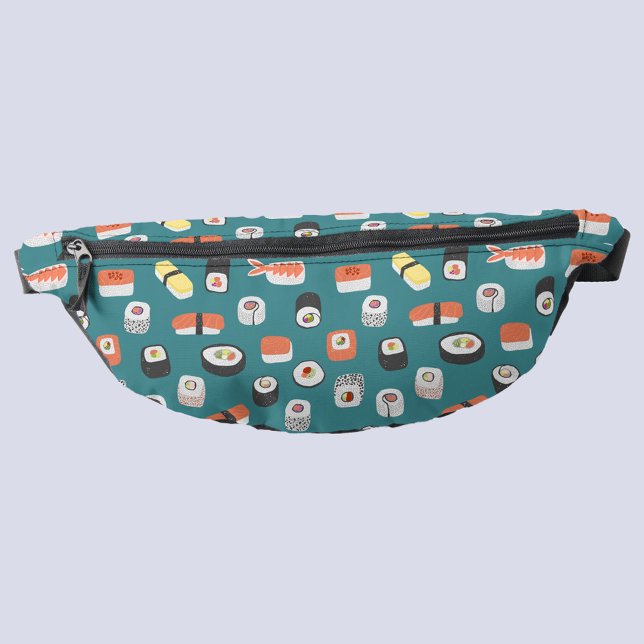 Japanisch Sushi Bauchtasche (Japanese sushi pattern fun fanny pack)
