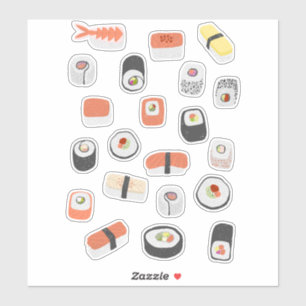 Japanisch Sushi Nigiri Maki Roll Aufkleber