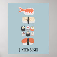 Japanisch Sushi Nigiri Maki Roll Benutzerdefiniert