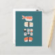 Japanisch Sushi Nigiri Maki Roll Postkarte (Vorderseite/Rückseite Beispiel)