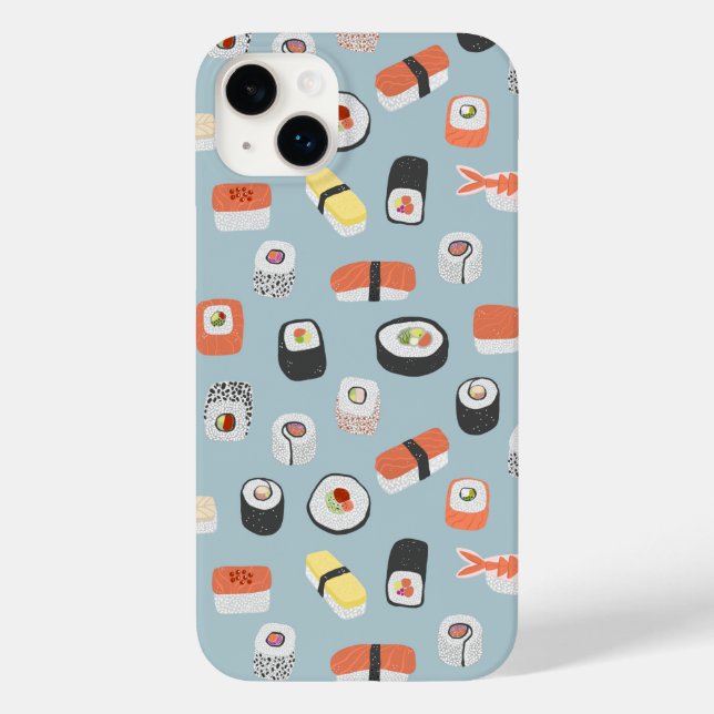 Japanisch Sushi Pattern Case-Mate iPhone Hülle (Rückseite)