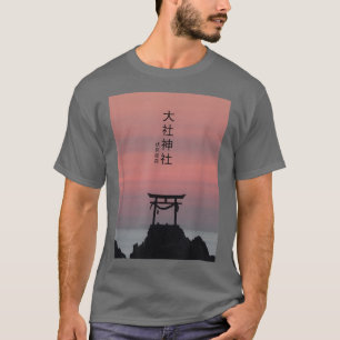 Japanisch Torii Arch Streetwear Vaporwave Ästhetik T-Shirt