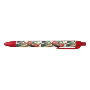 Japanisch Ukiyo-E Art Floral Pattern Kugelschreiber