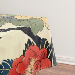 Japanisch Ukiyo-E Art Floral Pattern Tischdecke
